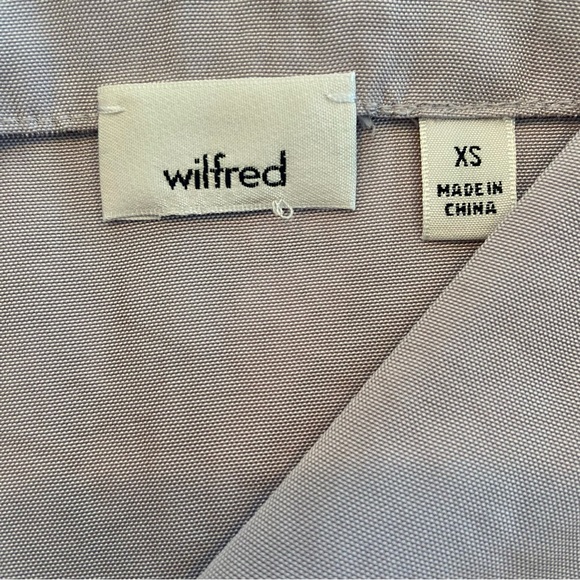 Aritzia Wilfred Nobel Short Sleeve Triacetate Oversized Blouse XS - Picture 9 of 12